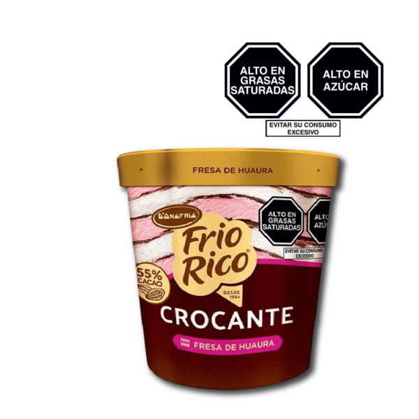 Frio Rico Crocante de Fresa de Huaura